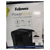 Fellowes 8MC Shredder-LX41 8 Sheet Micro Cut Paper Shredder - Retail: $77