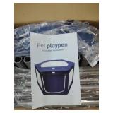 Portable Pet Playpen with Metal Frame - Retail: $35