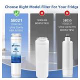 11034152 Water Filter Replacement Fit Bosch Thermador Ultra-Clarity 644845 REPLFLTR10 BORPLFTR10 9000-077104 9000194412 B26FT70SNS B22CS80SNS, Water Filter Cartridge 3 Packs SETFEEL - Retail: $36