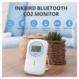 INKBIRD Smart 3-in-1 CO2 Monitor with Bluetooth | Air Quality Monitor Detects CO2, Temperature, Humidity | Indoor CO2 Detector | Up to 6 Months Battery Life | for Home, Office, Grow Tent, Travel etc. 