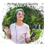 PRUNUS J-166 Portable Radio AM FM, Battery Operated Radio with Tuning Light, Back Clip, Excellent Reception, AM FM Radios Portable, Transistor Radios - Retail: $10