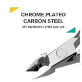 Rui Smiths Carbon Steel Cuticle Nippers - Professional Carbon Steel French Handle - 6mm Jaw, Single Spring - Retail: $15