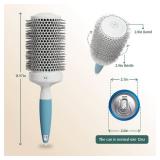 Professional Round Brush for Blow Drying - Large Ceramic Ion Thermal Barrel Brush for Sleek, Precise Heat Styling and Maximum Volume - Lightweight Hair Brush for Smooth, Manageable Hair (2 Inch) (Not 