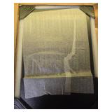 WESTREE Dual Monitor Stand Riser, Wood and Steel Multi-Purpose Desktop Storage Stand for 2 Monitors for Computer, Laptop, Printer, TV, Rustic Brown - Retail: $40