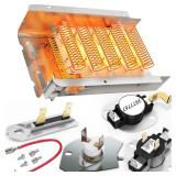 ?UPGRADED?279838 Dryer Heating Element for Whirlpool Kenmore Maytag Amana Roper, Dryer Heating Element Parts Include Dryer Thermostat Thermal Fuse, Replaces 2406026 3403585 w10724237 - Retail: $34