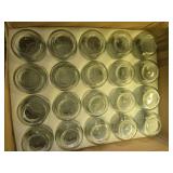 Encheng 12 oz Glass Jars With Lids,Regular Mouth Mason Jars For Storage,Canning Jars For Caviar, Herb, Jelly, Jams, Honey,Dishware Safe,Set Of 20 - Retail: $29