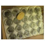 Encheng 12 oz Glass Jars With Lids,Regular Mouth Mason Jars For Storage,Canning Jars For Caviar, Herb, Jelly, Jams, Honey,Dishware Safe,Set Of 20 - Retail: $29