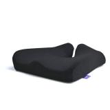 Cushion Lab Patented Pressure Relief Seat Cushion for Long Sitting Hours on Office and Home Chair - Extra-Dense Memory Foam for Soft Support. Car Pad for Hip, Tailbone, Coccyx, Sciatica - Black - Reta