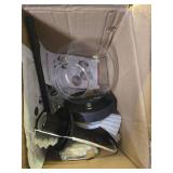 KCO Lighting Mid Century Black Wall Mounted Sconce Round Clear Glass Globe Wall Lamp Minimalist Slim Wall Sconce Light for Hallway Stairs Bathroom Mirror - Retail: $53