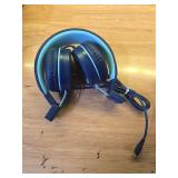 Bywulanda Upgrade USB Type C Kids Headphone for School, 94dB Safe Volume Limited, HD Stereo Sound, Foldable Lightweight On-Ear Headphones for BoysGirlsStudentsTabletTravel (Dark Blue) - Retail: $17