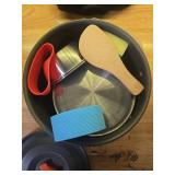 Fitense 22Pcs Camping Cookware Mess Kit for 2, Lightweight Camping Kitchen Pots and Pans Set, Portable Camping Essentials for Backpacking, Camping Cooking Hiking and Picnic - Retail: $36