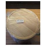 LIBKEN Metal Wire Mesh Fruit Baskets with Wooden Lid - Fly-Proof Indoor Solution for Fresh Fruits - Covered Fruit Bowl - Produce Cover Against Flies for Banana, Tomato and Vegetables - Green - Retail: