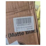 Square Door Lever Lock Set 4pk  - Matte Black - Retail: $25