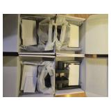 Square Door Lever Lock Set 4pk  - Matte Black - Retail: $25