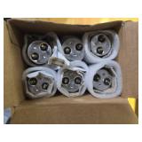 Konideke 6 Pack T8F10W BL 10W Replacement Bulbs T8 10 Watts Fluorescent Tube for 20W Device 13 Inch 365-nm Black Light - Retail: $15