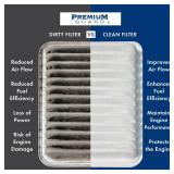 PG Engine Air Filter PA6318 | Fits 2006-2016 Mini Cooper, 2011-2016 Cooper Countryman, 2013-2016 Cooper Paceman - Retail: $12