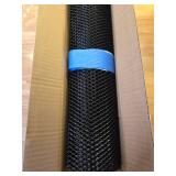 AggAuto 47x16 inches Car Pickup Truck Grill Mesh Spoiler Bumper Vent Aluminum Alloy Automotive Grille Insert Air Intake Racing Rhombic Hole 6x12mm Black - Retail: $24