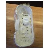 LEVERLOC Shower Caddy Suction Cup, Shower Organizer Removable Bathroom Shelf, Storage Suction Powerful Max Hold 22lbs Bathroom Caddy Waterproof Holder, White - Retail: $16