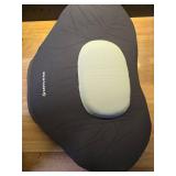 GEEYONTEK Car Lumbar Support Pillow and Neck Pillow kit for Back and Neck Pain Relief Ergonomic Memory Foam Car Seat Headrest and Lumbar Cushion with Adjustable Strap for Driving SeatOffice Chair Grey