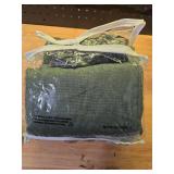 QJmydeco Dark Green Curtains 84 Inches Long, Blackout Spring Curtains for Living Room Cooling Heat Reflective Linen Look Vintage Drapes for Bedroom Back Tab Pleated (Olive,2Panels W50 xL84) - Retail: 