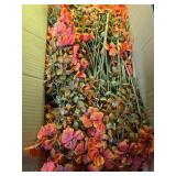 Hananona 36 Pcs Artificial Mum Flowers for Outdoors, Faux Fall Mums Silk Flower for Outside, Fake Orange Flowers for Fall Patio Front Door Planter Autumn Halloween Home Decorations (36, Orange) - Reta