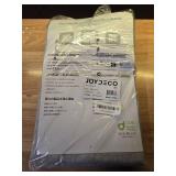 Joydeco Blackout Curtains 95 Inches Long 2 Panels Burg, Room Darkening Curtains for Bedroom, 100percent Black Out Textured Thermal Drapes Privacy Protection 2 Panels Set(W52 x L95 Inch, Grey) - Retail