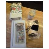 Funnymoom 6 Pcs Christmas Occupational Therapy Appreciation Gifts for Women, Thank You OT with17 oz Glass Cup Canvas Tote Makeup Bag, Xmas Birthday Gifts Set for Occupational Therapist - Retail: $24