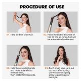 5 in 1 Hair Dryer Brush Set,Professional Negative Ionic Hot Air Styler, Air Curling Wrap Styler,Detachable Blow Dryer Brush With Auto Wrap Curlers,Hair Styling Tools For StraightCurlDryingSmoothing - 