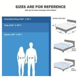 Bedsure Gentlesoft 100percent Cotton Blanket Queen Size for Bed - Breathable and Soft, Thick Cozy Waffle Weave Christmas Blanket Gift for Women, White, 90x90 Inches - Retail: $49