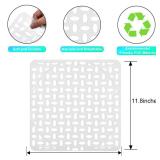 Coopay 2 Pack Kitchen Sink Mat Plastic Protect Mat PVC Eco-friendly Kitchen Adjustable Stainless steelPorcelain Dish Drying Pad Sink Protector for Bottom, 11.8 x 11.8 Inches (Clear) - Retail: $10