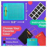 AYNAT FUN Magnetic Drawing Board for Kids and Toddlers with Beads and Magnet Stylus Pen - Magnetic Tablet Toy for Airplane and Car Ride Activities for Kids - Retail: $16