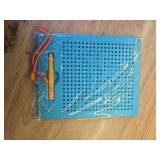 AYNAT FUN Magnetic Drawing Board for Kids and Toddlers with Beads and Magnet Stylus Pen - Magnetic Tablet Toy for Airplane and Car Ride Activities for Kids - Retail: $16