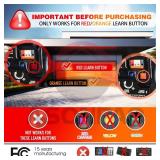 2X 139.53681139.53681B139.53680 (Red or Orange Learn Button 1997-2005) Craftsman Garage Door Opener Remote 3-Year-Warranty - Retail: $14