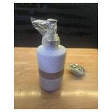 Cormomu Soap Dispenser for Kitchen and Bathroom, Dish Soap, Hand Soap, Shampoo, Conditioner Dispenser Bottle with Stainless Steel Pump, Includes Silicone Funnel, Non-Slip Design, Kitchen Decor, White 