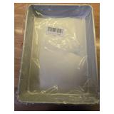 Wilton Aluminum 9x13 Inch Rectangular Sheet Pan, Made With Natural Anodized Aluminum, Made Without PFAS, Bakeware Optimal For Even Heating - Retail: $17