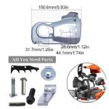Haishine Guide Bar Plate Kit Bar Bolt Kit for Husqvarna 445 445E 450 450E X-Torq Chainsaw, Guide Bar Plate with Felling Dog Spike Bar Bolt Replacement Parts Replace 544094001,544 09 40-01 - Retail: $1