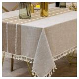 Deep Dream Tablecloths, Waterproof Table Cloth, Linens Wrinkle Free Anti-Fading, Rustic Table Cover Decoration for Kitchen Dinning Christmas (RectangleOblong, 55
