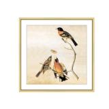 7x7 Picture Frame, Brass Metal Square Photo Frames with HD Glass, Fits 6x6 with Mat or 7 x 7 without Mat, Display for Wall and Table, 1 Pack - Retail: $14