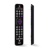 RCA Universal Rechargeable 4-Device Streaming Remote Control  for TV, Audio, Soundbar, Streaming Devices, Ultra-Slim, Rechargeable, Quick Access Keys - Retail: $23