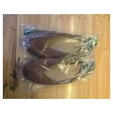 Lucky Brand womens Alba ballet flats, Umber, 8.5 US - Retail: $70