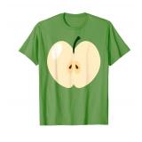 Green Apple Easy Funny Matching Halloween Costume Men Women T-Shirt Medium  - Retail: $15