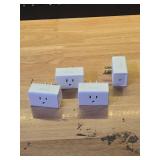 Kasa Smart Plug Mini 15A, Smart Home Wi-Fi Outlet Works with Alexa, Google Home and IFTTT, No Hub Required, UL Certified, 2.4G WiFi Only, 4-Pack(EP10P4) , White - Retail: $26
