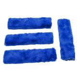 4Pack Seatbelt Covers for Kids,Seat Belt Cushion Cover,Infant Baby Car Seat Neck Shoulder Strap Pads,Soft Newborn Carseat Stroller Straps Covers Accessories(Blue) - Retail: $13