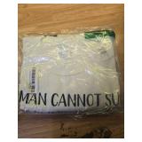 A Woman Cannot Survive On Wine Alone American Cocker Spaniel T-Shirt WHITE NOT GRAY XL - Retail: $16