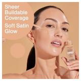 wet n wild Bare Focus Skin Tint, 5percent Niacinamide Enriched, Buildable Sheer Lightweight Coverage, Natural Radiant Finish, Hyaluronic and Vitamin Hydration Boost, Cruelty-Free and Vegan-Light Mediu