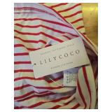 Lilyco Red Striped Sleeveless Top XL - Retail: $25