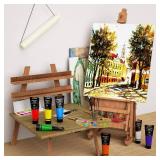 GOTIDEAL Acrylic Paint Champagne Flesh Tubes(120ml, 4.1 oz) Non Toxic Non Fading,Rich Pigments for Painters, Adults and Kids, Ideal for Canvas Wood Clay Fabric Ceramic Craft Supplies (Champagne) - Ret