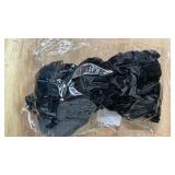 MUSIC LEGS Crotchless Fishnet Pantyhose, Black - Retail: $7