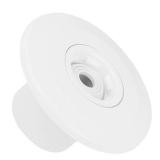 Milltrip Pool Jet Nozzle, 2in 360° Swivel Rotatable Massage Nozzle, Pool Eyeball Jet Swimming Spa Accessory Water Outlet Pool Spa Jet Pool Wall Return for Spa Center Swimming Pool Massage Outdoor - R