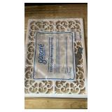 GASARÉ, Extra Large, Thick, Silicone Trivet for Hot Dishes, Pots, and Pans, Heat Resistant Mat for Countertop, Hot Pad for Kitchen, Easy to Clean, 16 x 12 x 38 Inches, White - Retail: $26